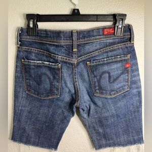 Citizens Of Humanity Blue Denim Shorts